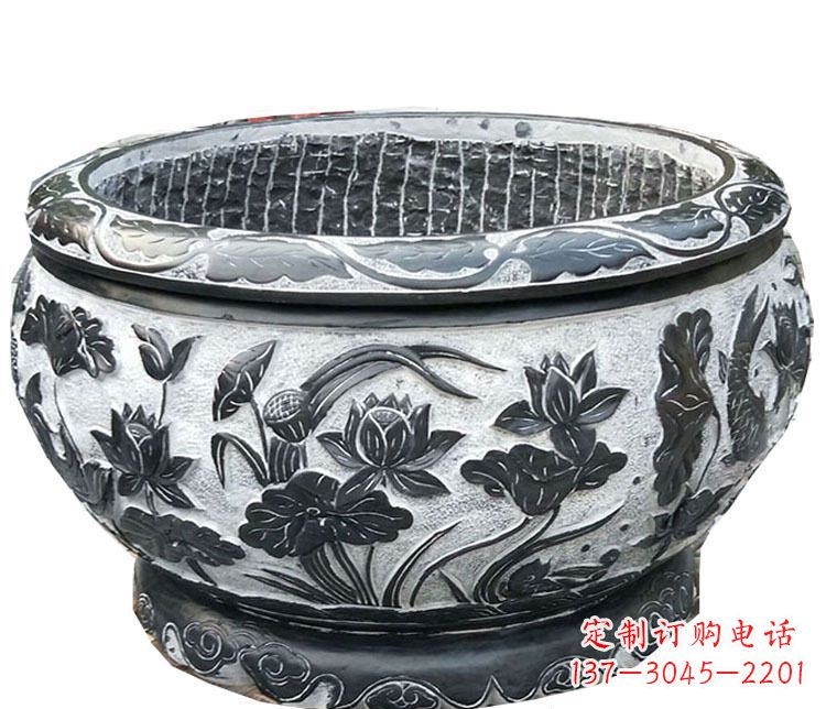 莆田传承古典,精致仿古庭院花盆雕塑