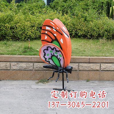 莆田仿真蝴蝶_大号蝴蝶红色款116x75x160
