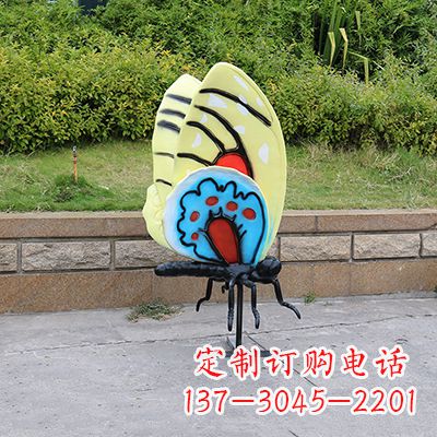 莆田大号黄色蝴蝶雕塑