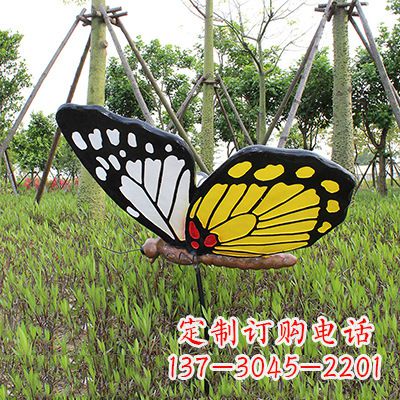 莆田 黄白黑款蝴蝶雕塑