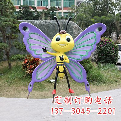 莆田仿真蝴蝶雕塑,精致多彩、灵动优雅