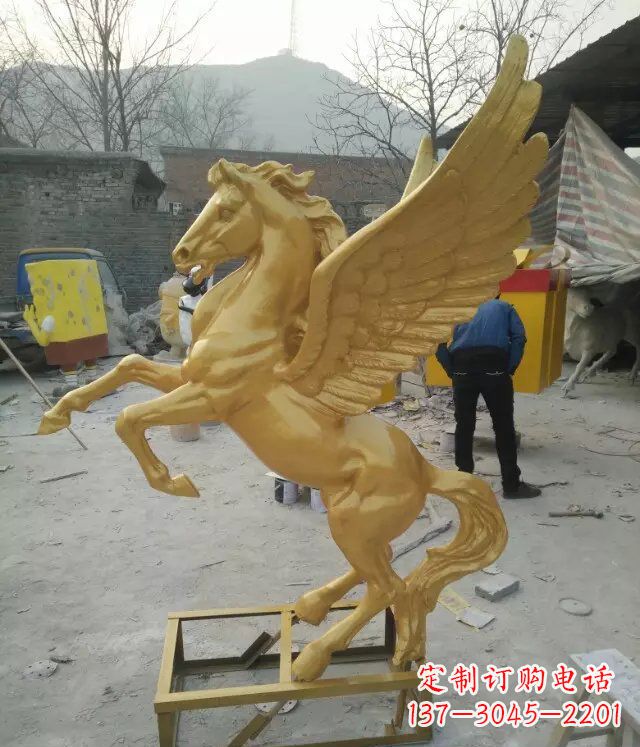莆田飞马动物铜雕,精美细腻