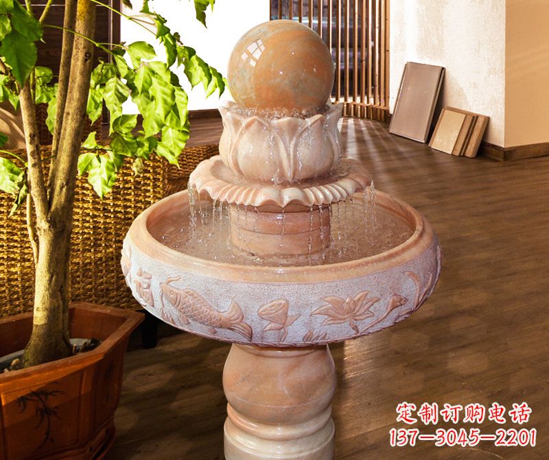 莆田风水球石雕图片
