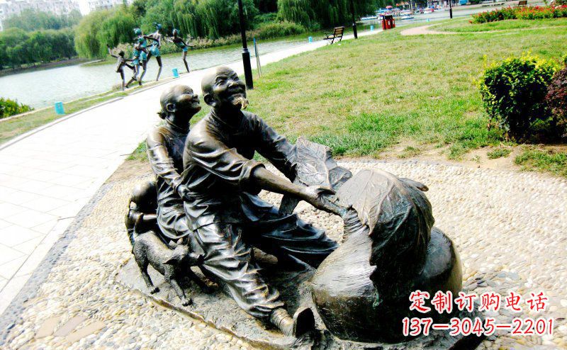 莆田新颖可爱的铜雕萝卜小品