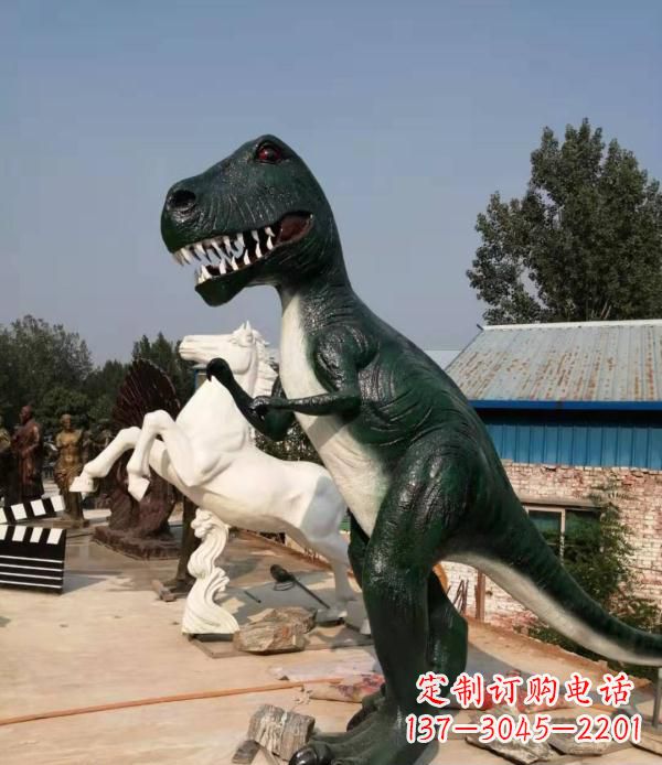 莆田玻璃钢仿真恐龙雕塑