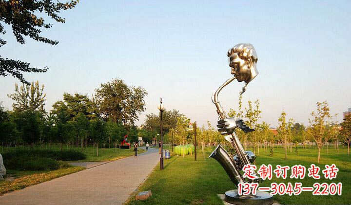 莆田不锈钢萨克斯抽象雕塑