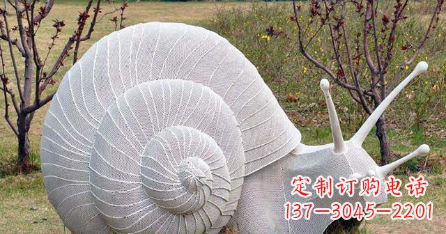 莆田抽象不锈钢蜗牛雕塑