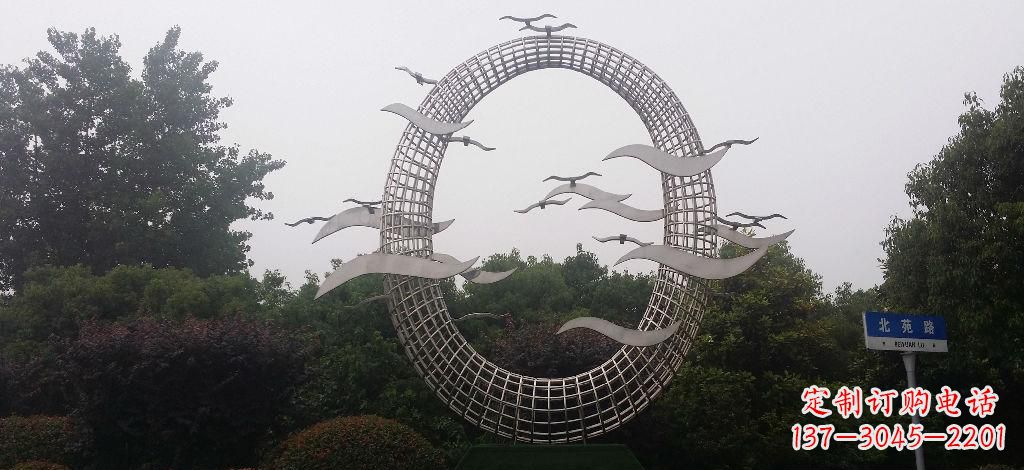 莆田优雅风采,质感之美,赏心悦目的不锈钢海鸥雕塑