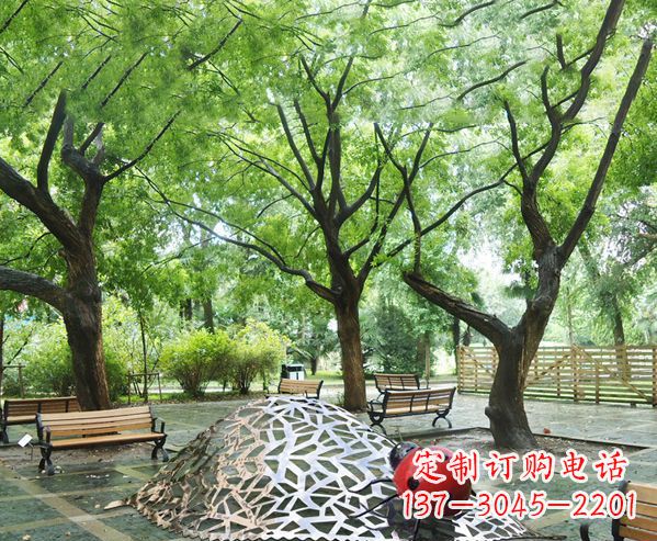 莆田悠久活力-不锈钢瓢虫雕塑