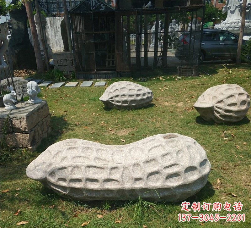 莆田精美大理石花生雕塑