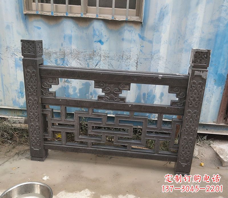 莆田集乐馆大理石栏板雕塑