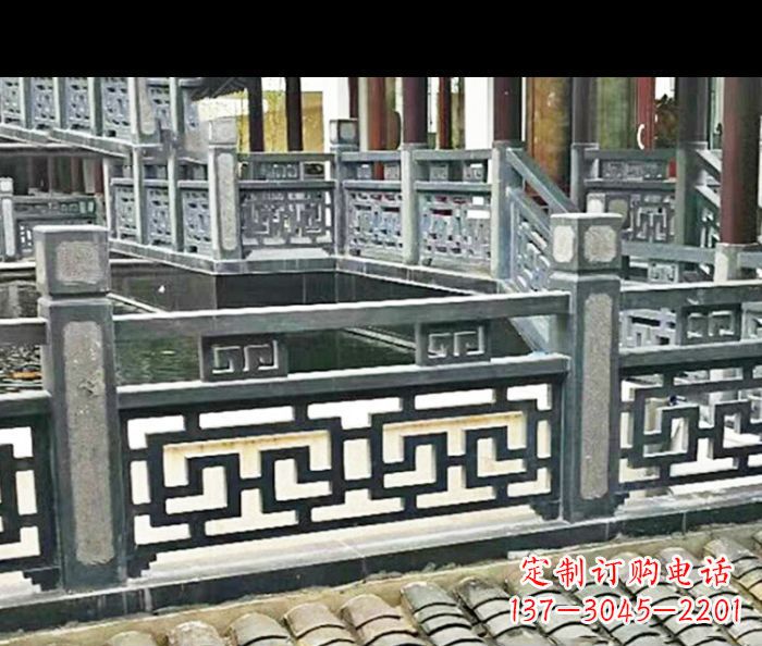 莆田中领雕塑精致仿古石栏板