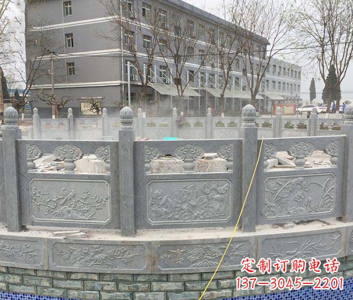 莆田公园景观大理石栏板雕塑