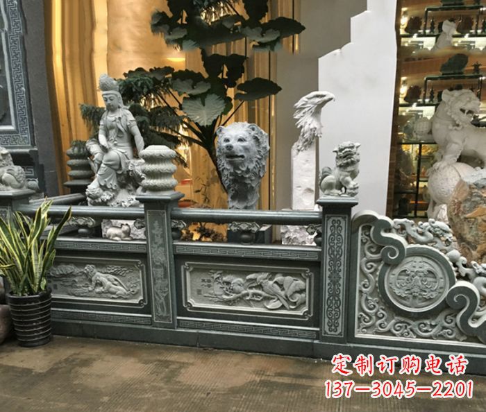 莆田精美仿古石栏板雕塑