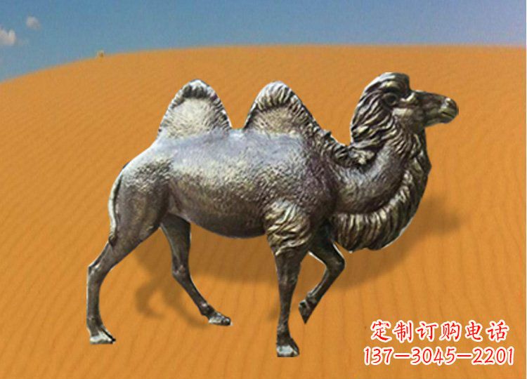 莆田公园装饰精美铜骆驼雕塑