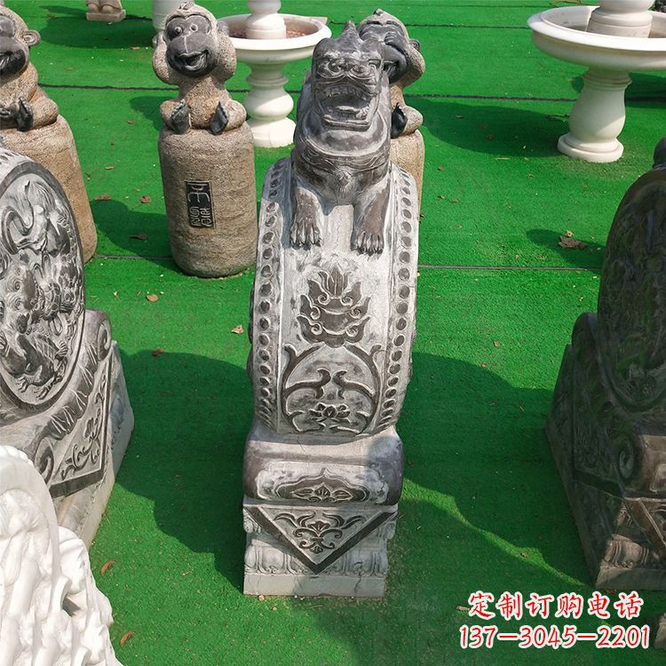 莆田古代石雕狮子门墩