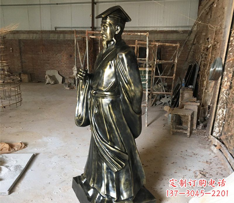 莆田千古经典——代表古代艺术审美的王羲之雕塑