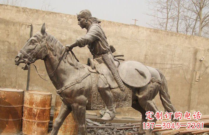 莆田古代战马铜雕塑,为您定制灵动雄壮的艺术品