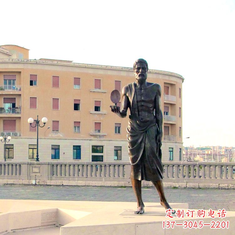 莆田中领雕塑阿基米德经典雕塑,历久弥新!