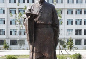 莆田传承古代珍贵文化—祖冲之铜雕塑