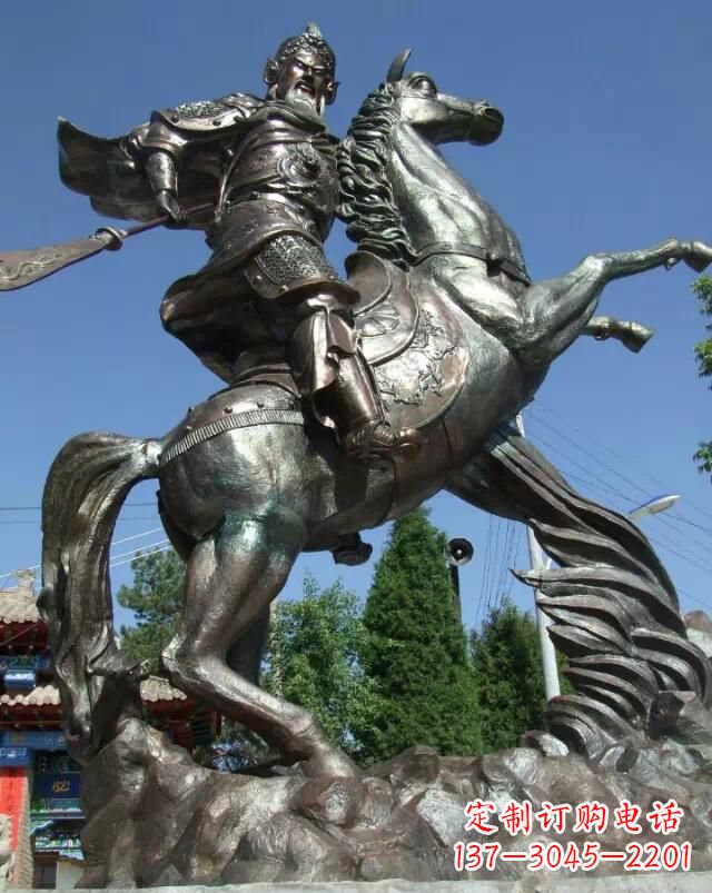 莆田关公骑马雕塑