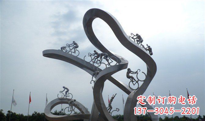 莆田让你个性十足的自行车雕塑