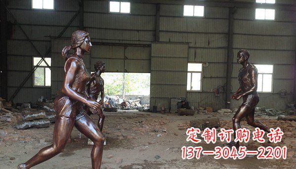 莆田专为你而立!雕刻优雅女生铜雕
