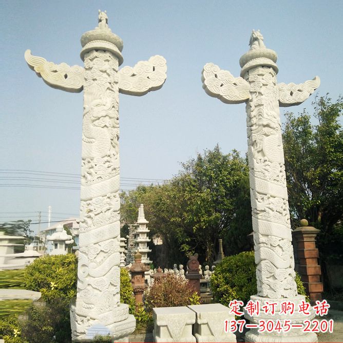 莆田华表石雕塑,定制专属礼物