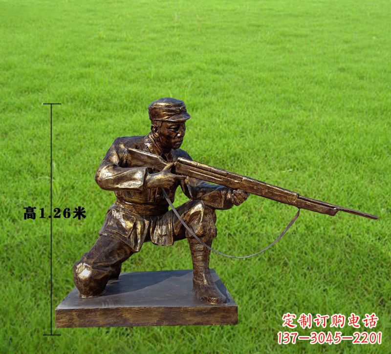 莆田纪念红军铜像,精美文物雕塑