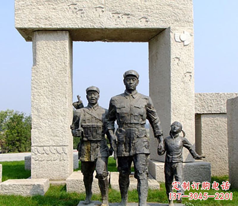莆田红军公园雕塑,精致而独特