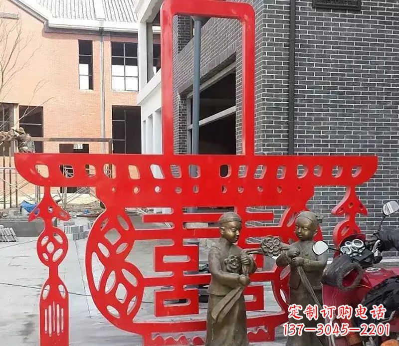 莆田历久弥新的不锈钢花篮雕塑