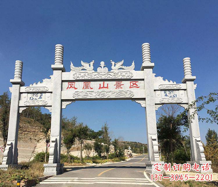 莆田中领雕塑:高质量牌坊石雕
