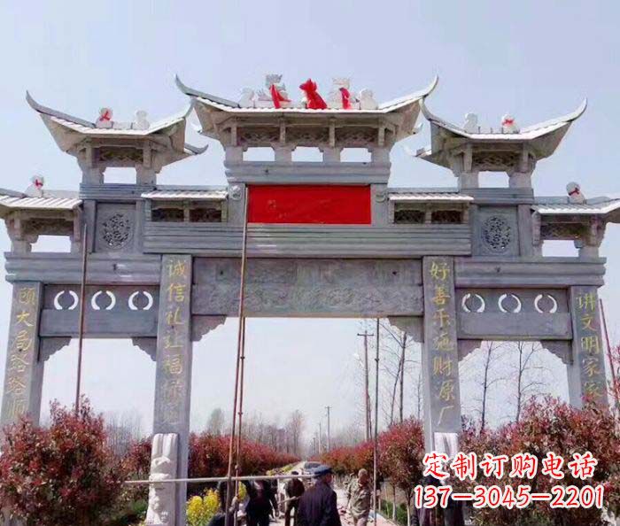 莆田传承经典,尊崇古风:牌坊石雕