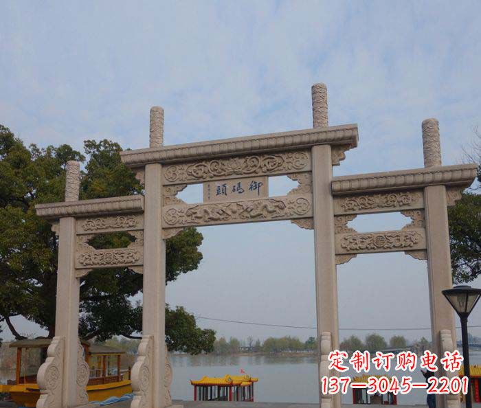 莆田景区三门古典牌坊石雕