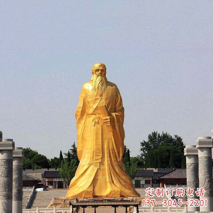 莆田经典人物老子雕像,表达真情