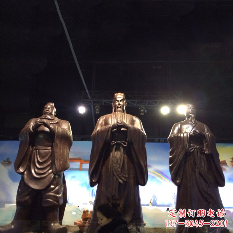 莆田经典绝版,古代风靡,桃园三结义关羽雕塑