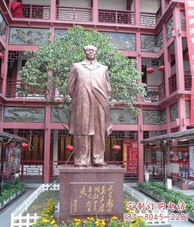 莆田毛泽东伟人铜雕,展示传统文化风采!