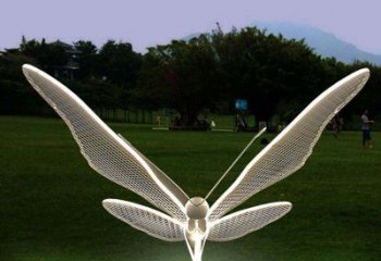 莆田花园不锈钢装饰蝴蝶雕塑