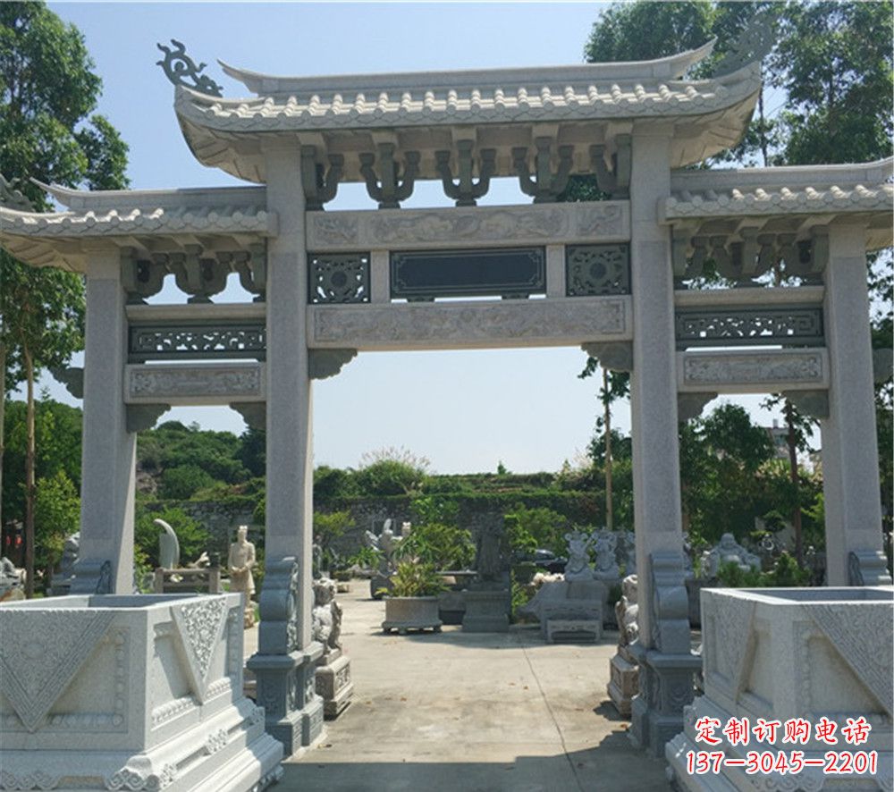莆田全国厂家特制农村石牌坊雕塑