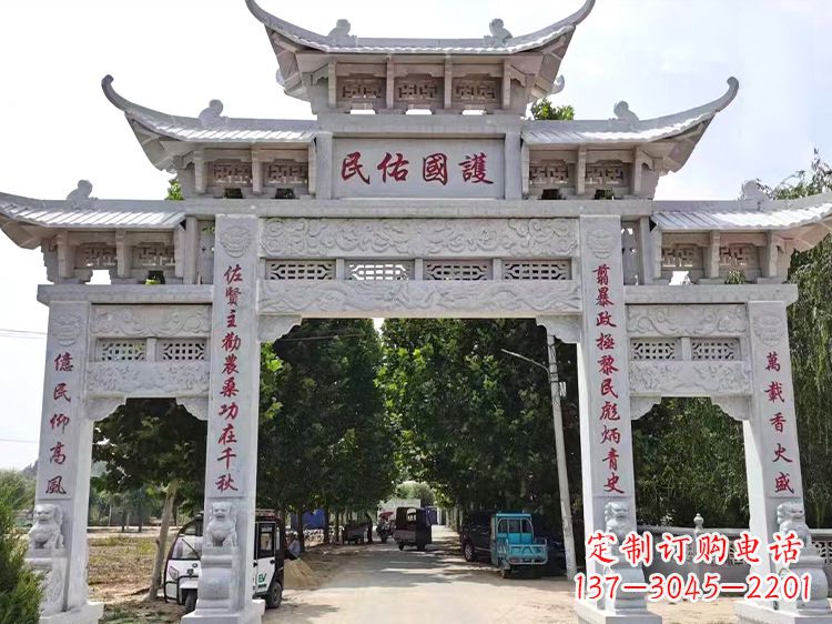 莆田千锤百炼，让文化与艺术融为一体的牌楼雕塑