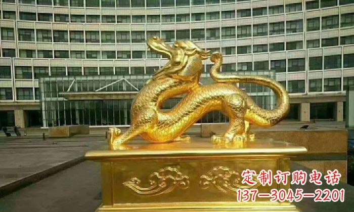 莆田正宗青龙铜雕,精致细腻的艺术品