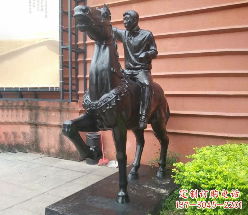 莆田独一无二的骑马雕塑