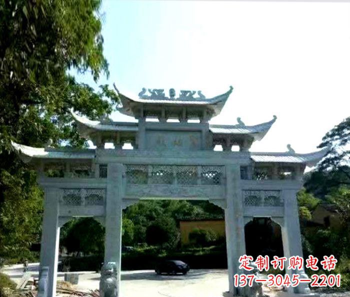 莆田艺术般的精美大理石牌坊雕塑,为您的家增添高雅气质