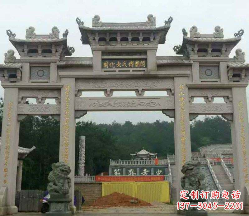 莆田中领雕塑:顶级大理石牌坊石雕