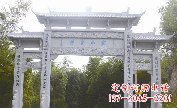 莆田让精美的牌坊雕塑为您打造精美环境