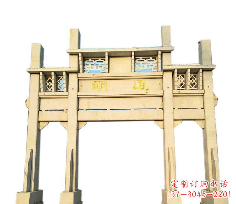 莆田三门仿古牌坊石雕——给您的家园带来传统之美