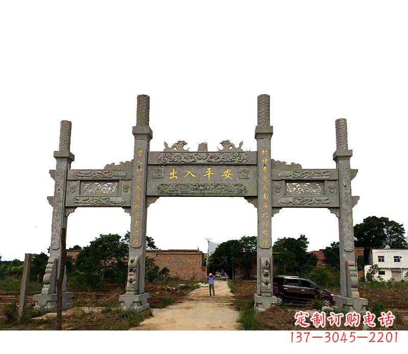 莆田三门牌坊石雕——传承古文化风韵