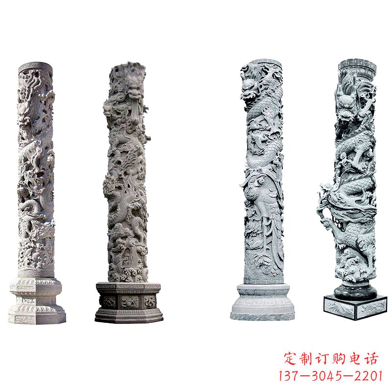 莆田精美绝伦的石雕龙柱