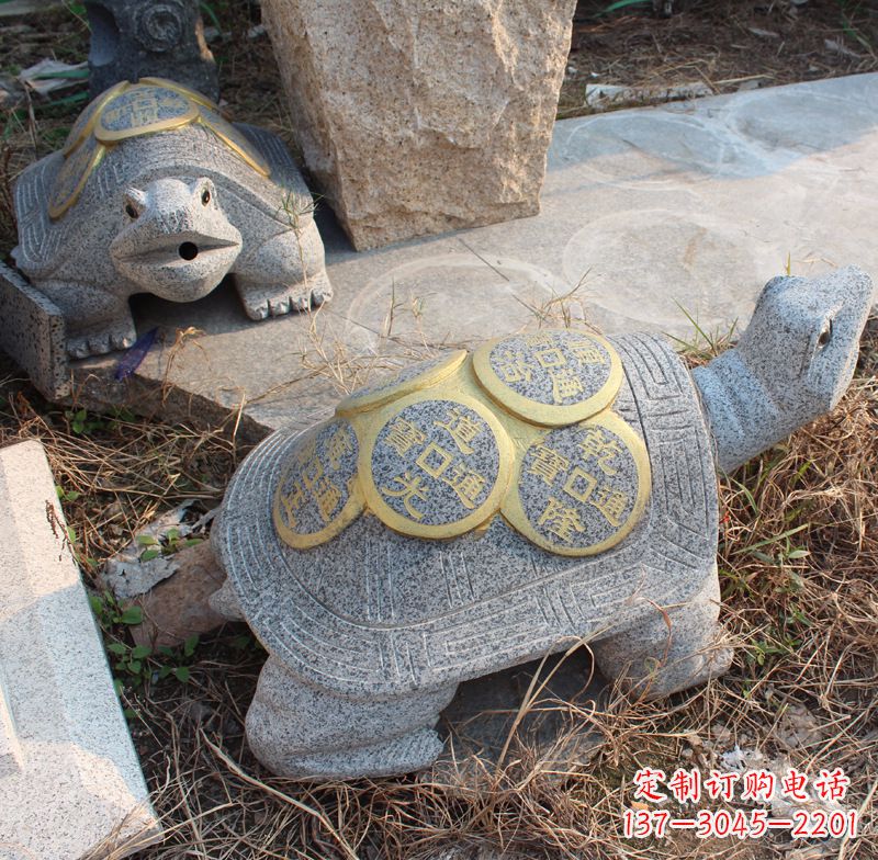 莆田水池乌龟石雕