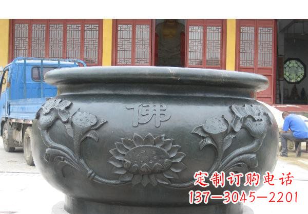 莆田水缸寺庙铜雕 (2)